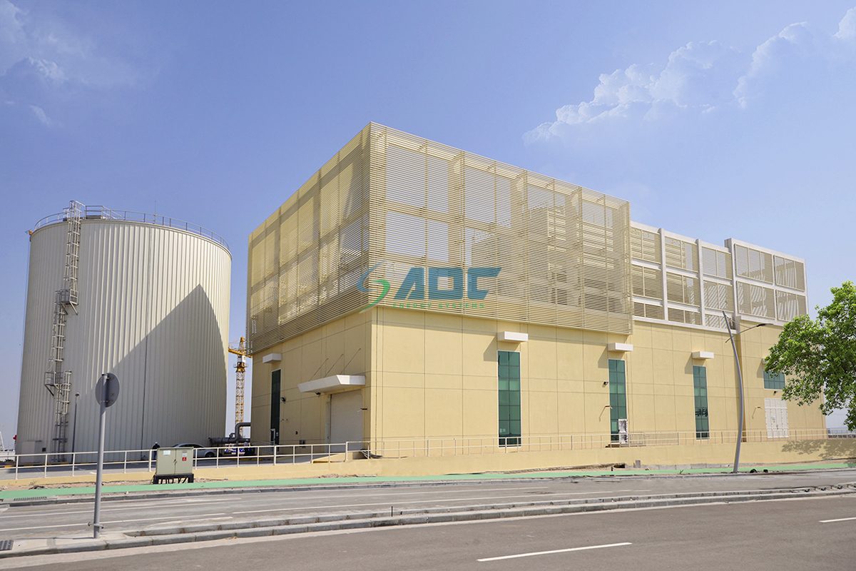 New York University Abu Dhabi district cooling plant DCP 4