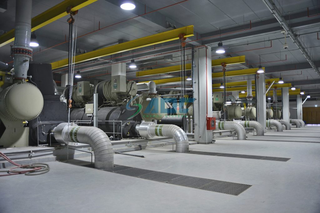 Palm Jumeirah — 24 km chilled-water network